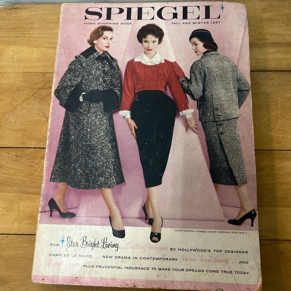 Vintage spiegel catalog 1957 fall winter